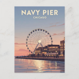 Navy Pier Chicago Illinois Reis Briefkaart