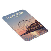 Navy Pier Chicago Illinois Reis Magneet (Rechterzijde)