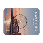 Navy Pier Chicago Illinois Reis Magneet (Horizontaal)