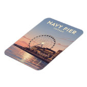 Navy Pier Chicago Illinois Reis Magneet (Linkerzijde)