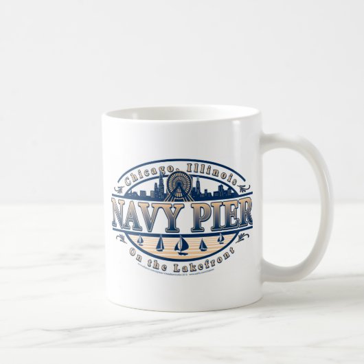 Navy Pier Chicago Koffiemok (Rechts)