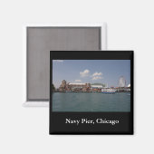 Navy Pier, Chicago Magneet (Voorkant / Achterkant)