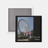 Navy Pier, Chicago Magneet (Voorkant / Achterkant)