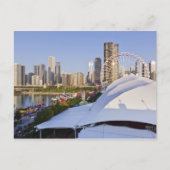 Navy Pier en Downtown Chicago Briefkaart (Voorkant)