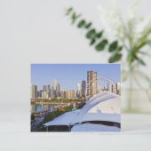 Navy Pier en Downtown Chicago Briefkaart (Staand voorkant)