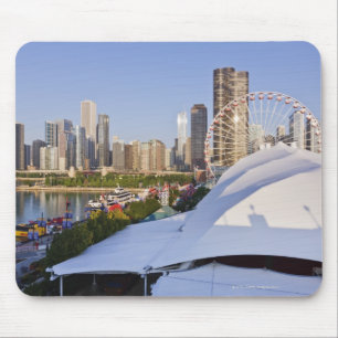 Navy Pier en Downtown Chicago Muismat