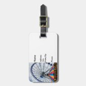 Navy Pier Ferris Wheel Bagagelabel (Voorkant verticaal)