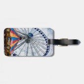 Navy Pier Ferris Wheel Bagagelabel (Achterkant horizontaal)