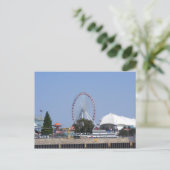 Navy Pier Ferris Wheel Briefkaart (Staand voorkant)