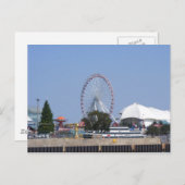 Navy Pier Ferris Wheel Briefkaart (Voorkant / Achterkant)