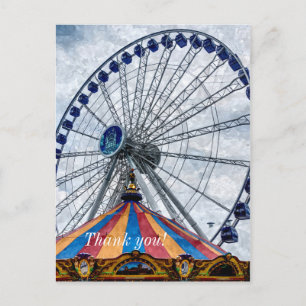 Navy Pier Ferris Wheel Dank u Briefkaart