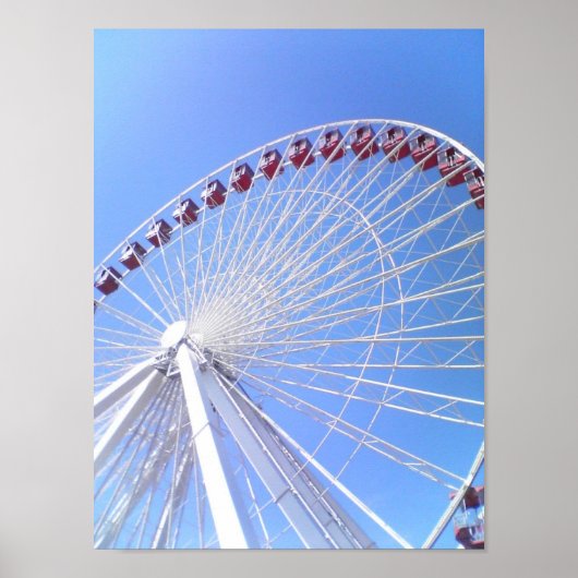 Navy Pier Ferris Wheel Poster (Voorkant)