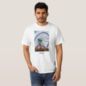 Navy Pier Ferris Wheel T-shirt (Voorkant volledig)