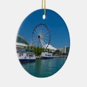 Navy Pier Keramisch Ornament (Rechts)