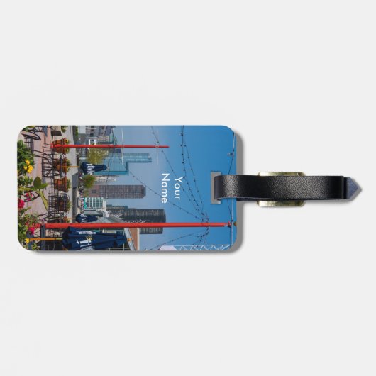 Navy Pier Lines Bagagelabel (Achterkant horizontaal)