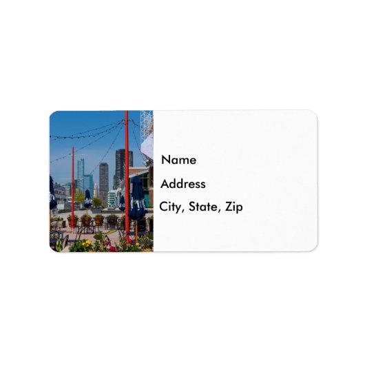 Navy Pier Lines Etiket (Voorkant)