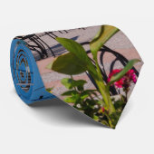 Navy Pier Lines Stropdas (Opgerold)