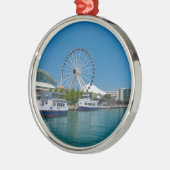 Navy Pier Metalen Ornament (Links)