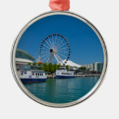 Navy Pier Metalen Ornament (Voorkant)