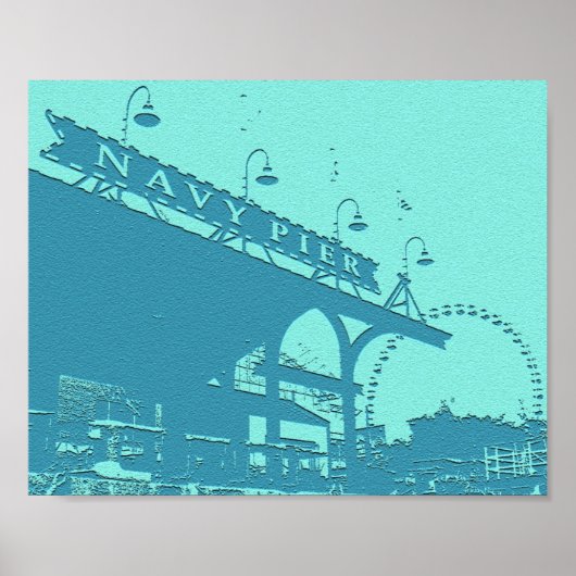 Navy Pier Poster (Voorkant)