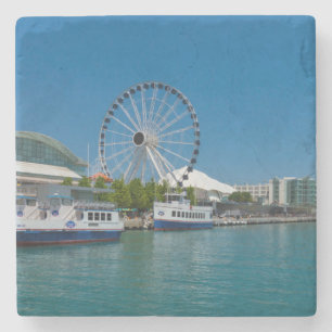 Navy Pier Stenen Onderzetter