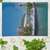 Navy Pier Theedoek (Gevouwen)