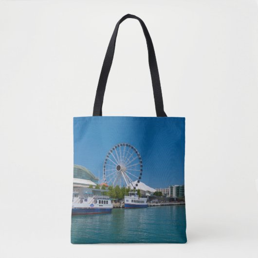 Navy Pier Tote Bag (Voorkant)