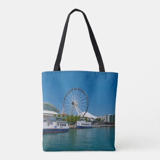 Navy Pier Tote Bag (Achterkant)