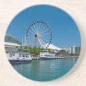 Navy Pier Zandsteen Onderzetter (Voorkant)