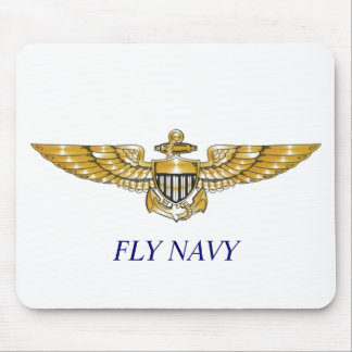 Navy_Pilot_Wings, FLY NAVY Muismat
