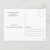 Navy Pine Berries Merry All Multiple Photo Feestdagenkaart (Achterkant)