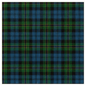 Navy Polaris Tartan Stof (Close Up)