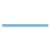 Navy Polka Dots on Light Blue Grosgrain Ribbon Grosgrain Lint (Voorkant)