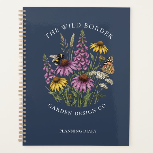 Navy Pollinator Tuin Ongedateerde Agenda (Voorkant)