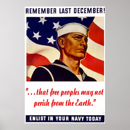 Navy Poster (Voorkant)