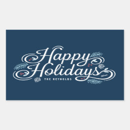 Navy  Prettige feestdagen Sticker