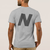 Navy "PT"-ontwerp T-shirt (Achterkant)