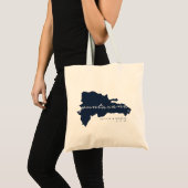 Navy Punta Cana Custom Wedding Canvas tas (Voorkant (product))
