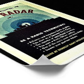 Navy Radar Poster (Hoek)