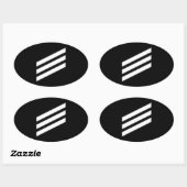Navy Rank E-3 Seaman Ovale Sticker (Vel)