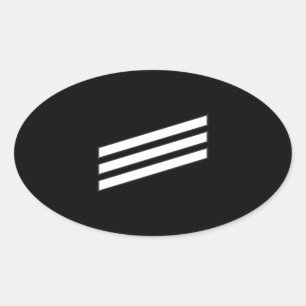 Navy Rank E-3 Seaman Ovale Sticker