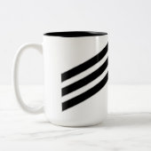 Navy Rank E-3 Seaman Tweekleurige Koffiemok (Links)