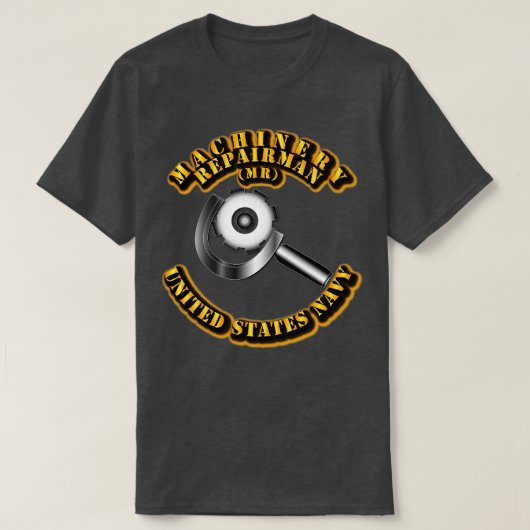 Navy Rate Machinery Reparator T-shirt (Design voorkant)