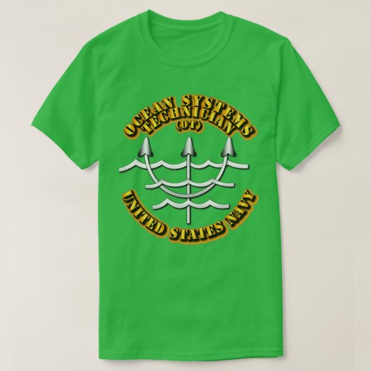 Navy Rate Ocean Systems Technicus T-shirt (Design voorkant)