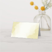 Navy Red Flowers Gouden bladeren Plaatskaartje (Achterkant)