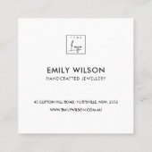 NAVY RED GREEN STAR CHRISTMAS STOCKINGS DANK U VIERKANTE VISITEKAARTJE (Achterkant)