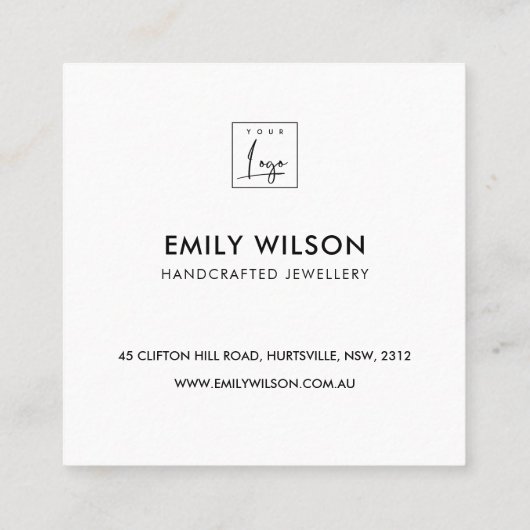 NAVY RED GREEN STAR CHRISTMAS STOCKINGS DANK U VIERKANTE VISITEKAARTJE (Achterkant)