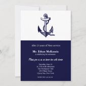 Navy Retirement Kaart (Voorkant)