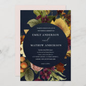 NAVY  RETRO BURGUNDY GEEL KAART (Voorkant / Achterkant)