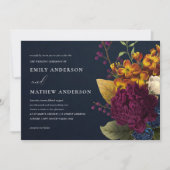 NAVY  RETRO BURGUNDY GEEL KAART (Voorkant)